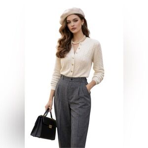 Vintage Fundamental Things High Waist Tartan Plaid
Trousers - Women's Size 12